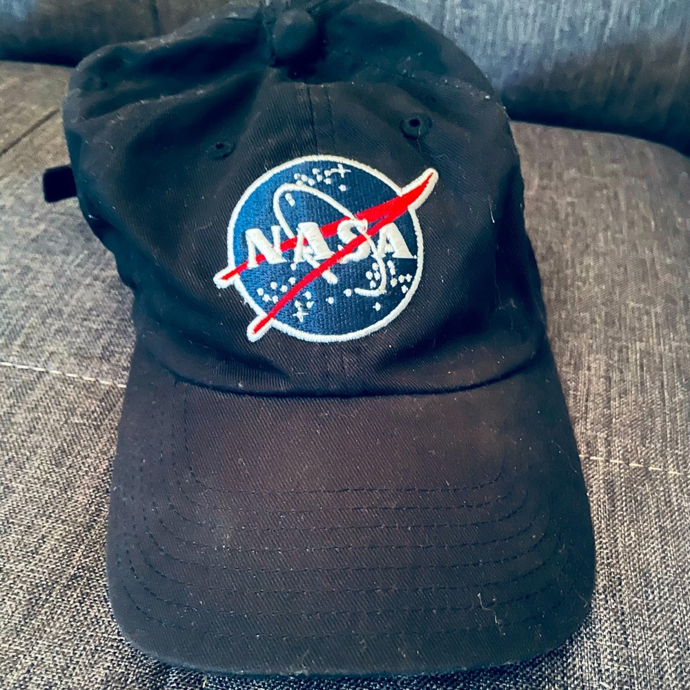 NASA adjustable black hat - new and never worn